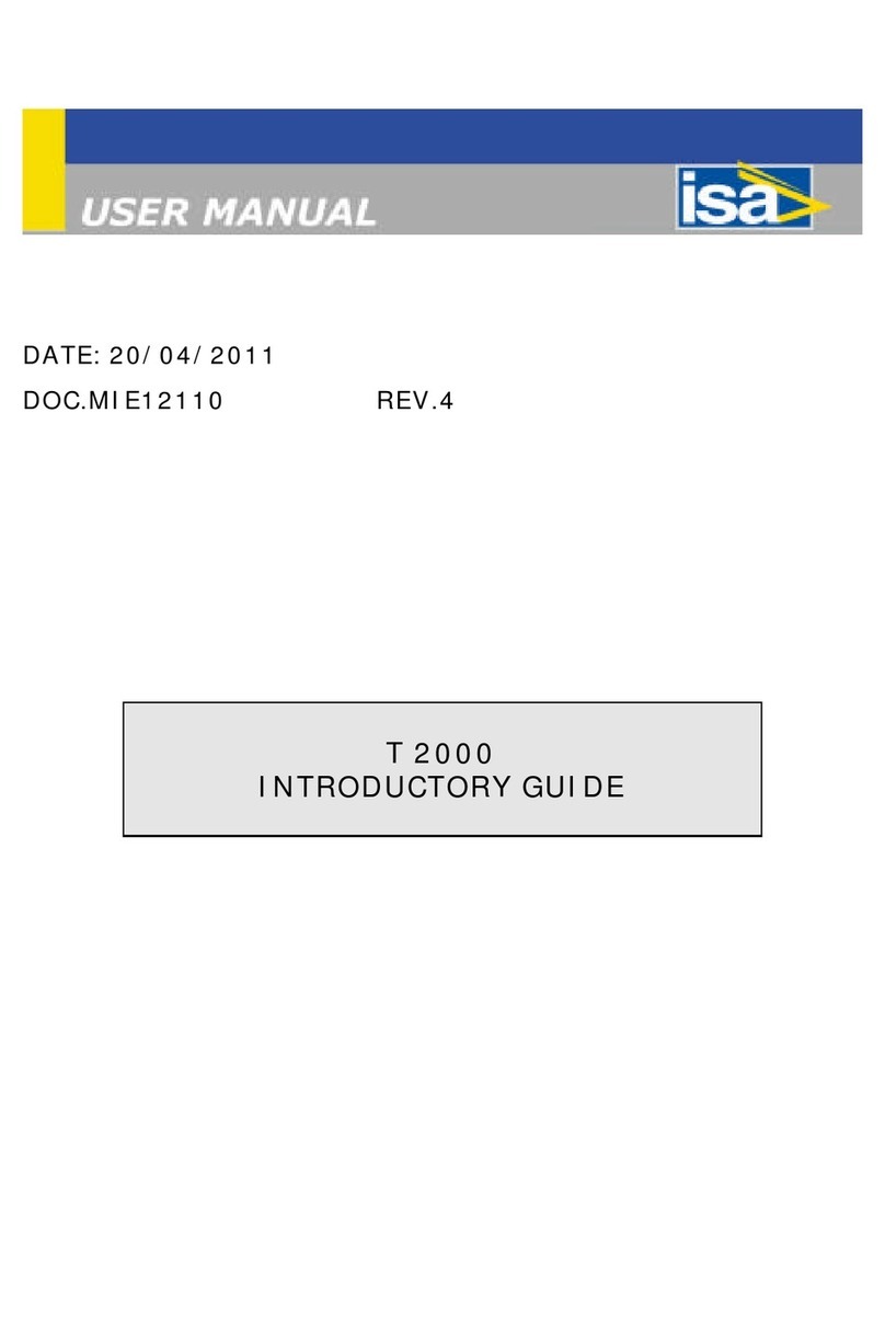 ISA T2000 User manual