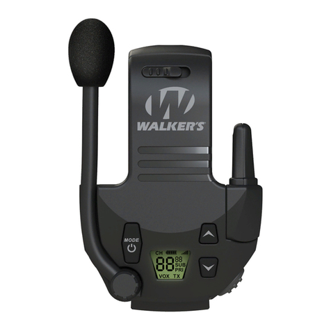 Walker's RAZOR WALKIE TALKIE user manual
