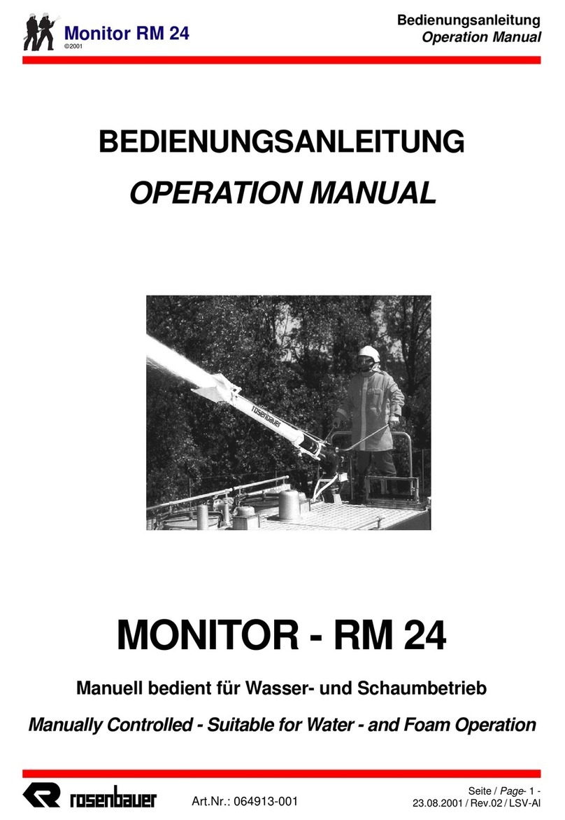 Rosenbauer Monitor RM 24 Operation manual