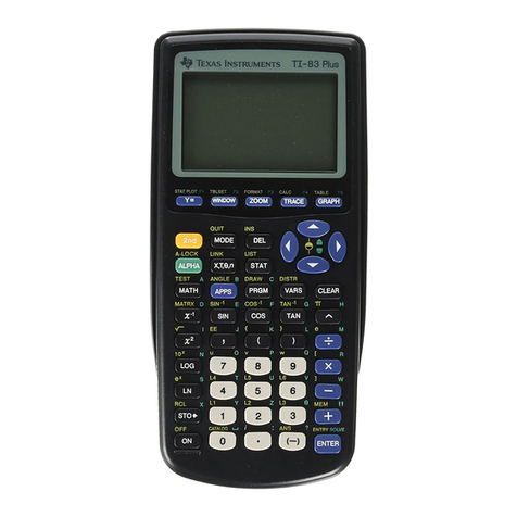 Texas Instruments TI-83-Plus Operating manual