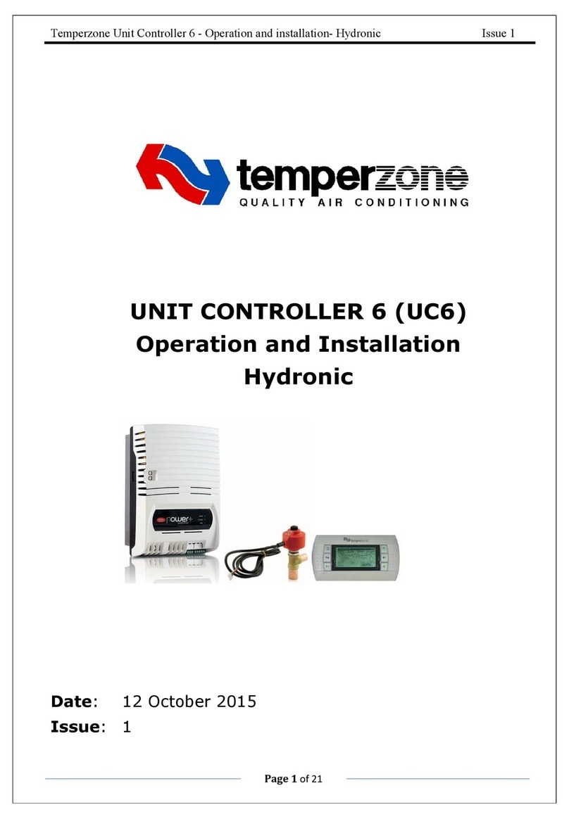 TemperZone 6 Operation and installation