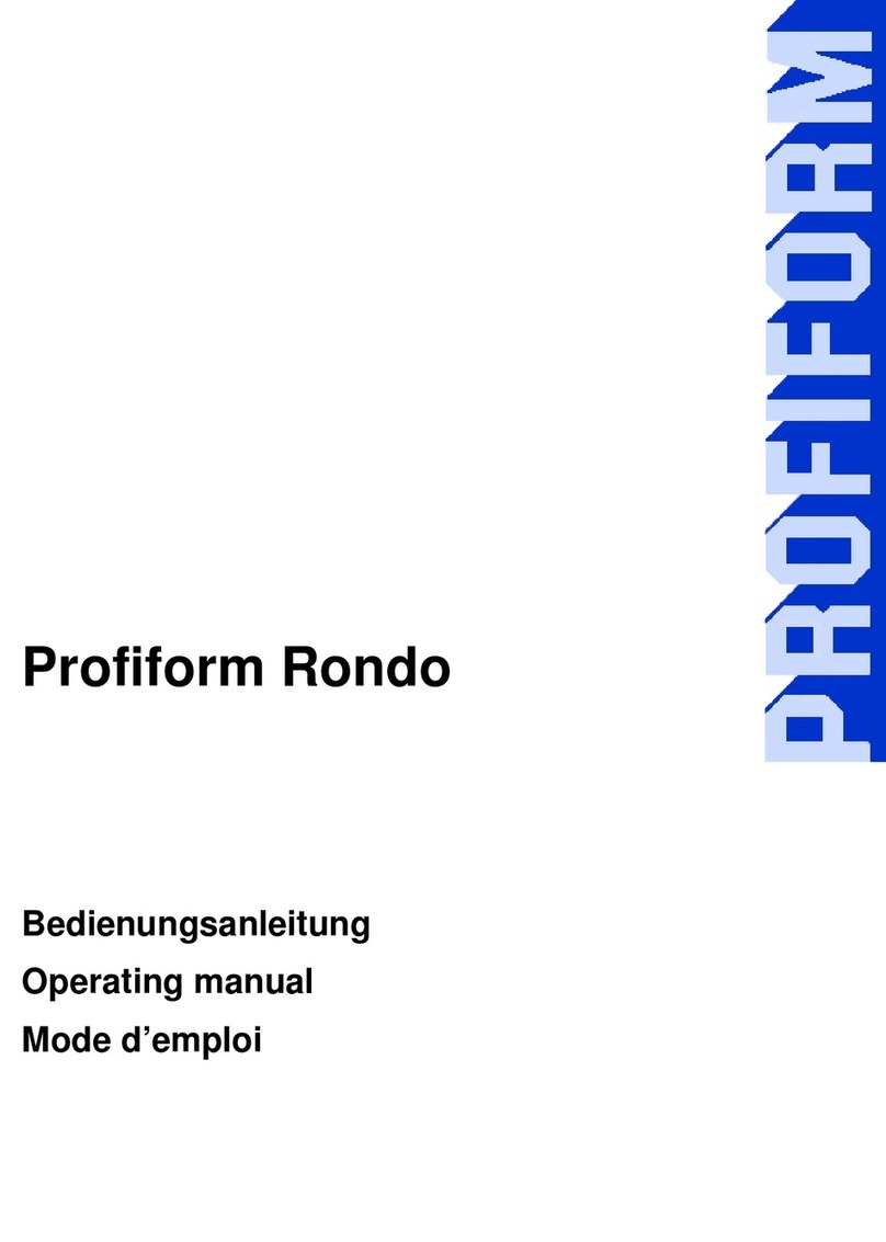 Profiform Rondo User manual