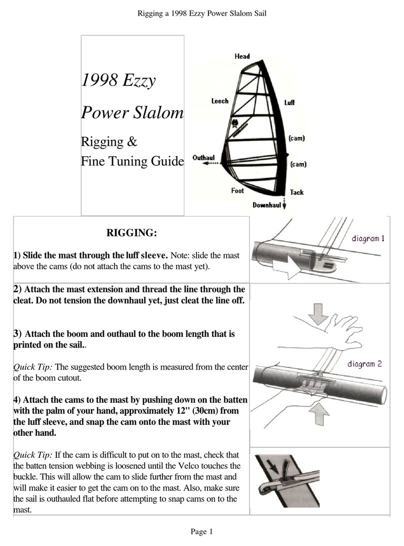 Ezzy Power Slalom Quick start guide Ezzy Power Slalom Quick start guide