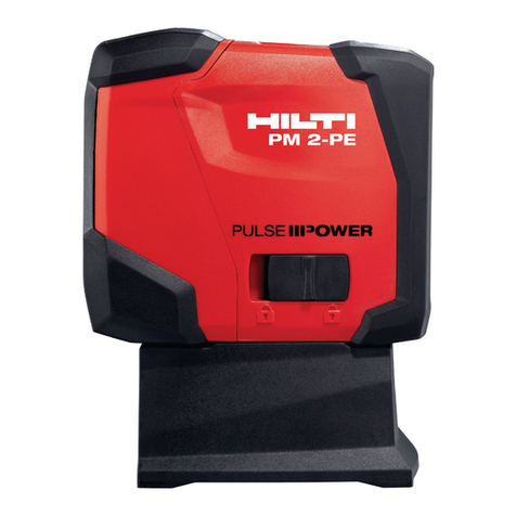 Hilti PM 2-PE User manual