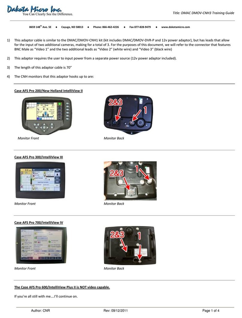 Dakota Micro DMAC-CNH3 Training guide