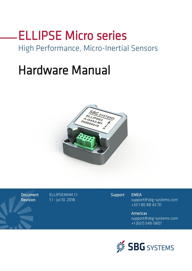 SBG Ellipse Micro Series Hardware manual