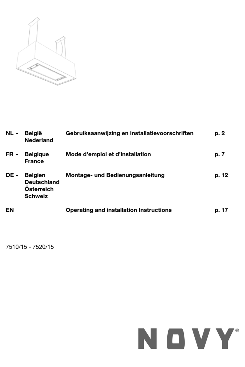 Novy 7510/15 User manual Novy 7510/15 User manual