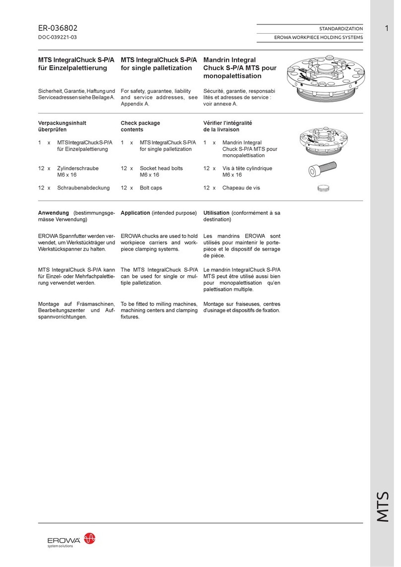 erowa MTS IntegralChuck S-P/A manual erowa MTS IntegralChuck S-P/A manual