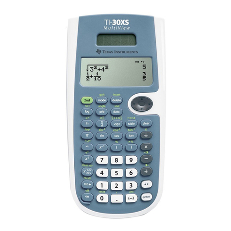 Texas Instruments TI-30XS Multiview User manual Texas Instruments TI-30XS Multiview User manual