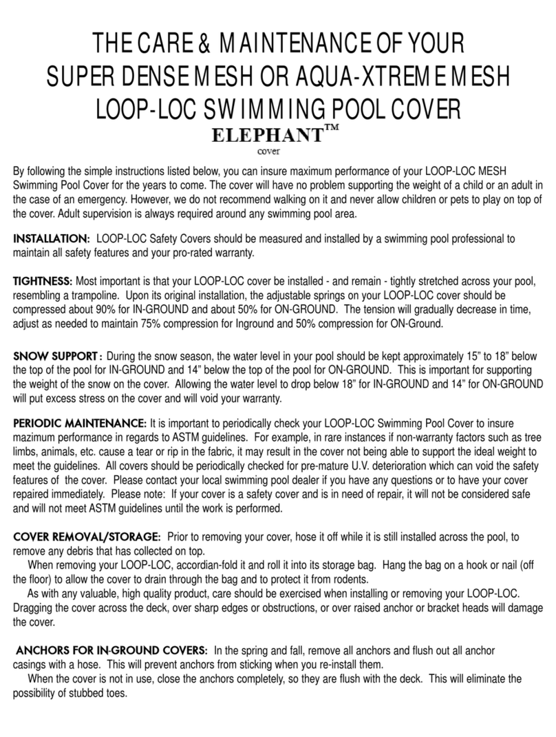 Elephant SUPER DENSE LOOP-LOC MESH Care & maintenance
