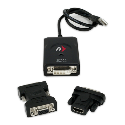 Newer Technology NewerTech USB to DVI/HDMI/VGA Video Display... quick start guide Newer Technology NewerTech USB to DVI/HDMI/VGA Video Display... quick start guide
