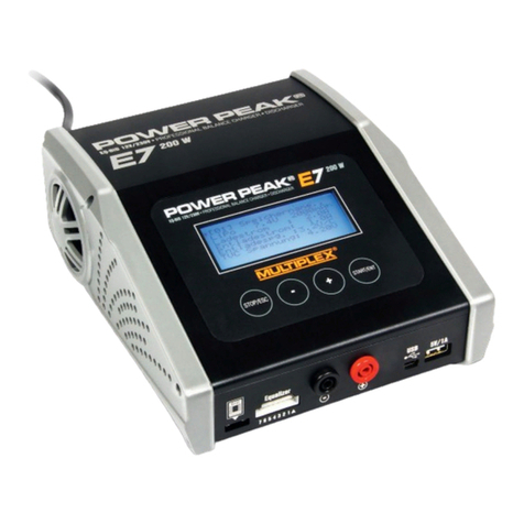 Multiplex POWER PEAK E7 Operation instructions