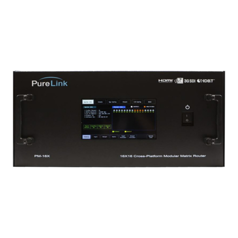 Dtrovision PureLink PM-16X Operation / Troubleshooting Guide
