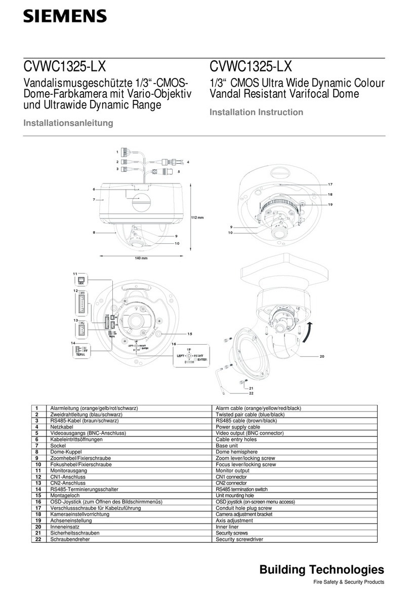 Siemens CVWC1325-LX User manual