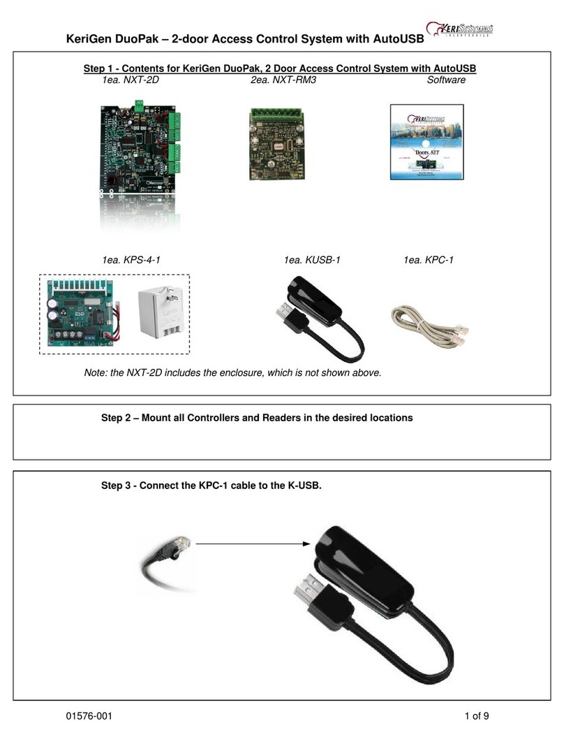 KeriSystems KeriGen DuoPak User manual