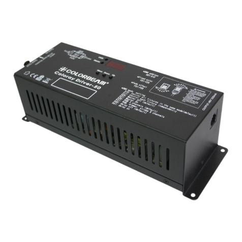 Colorbeam CORLORAY DMX 50W user guide Colorbeam CORLORAY DMX 50W user guide