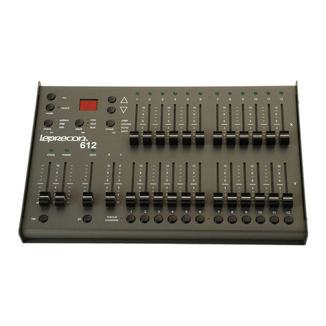 Leprecon LP612 user manual
