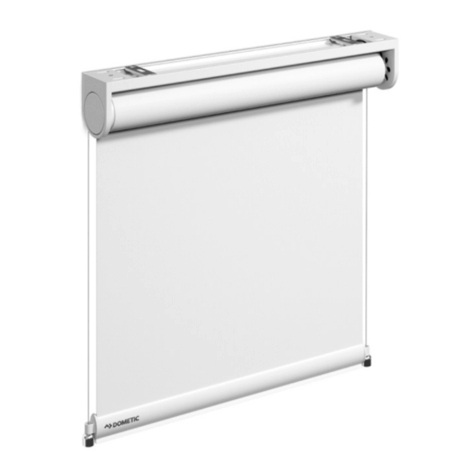 Dometic Rollerblind Precision BR38 Installation and operating manual