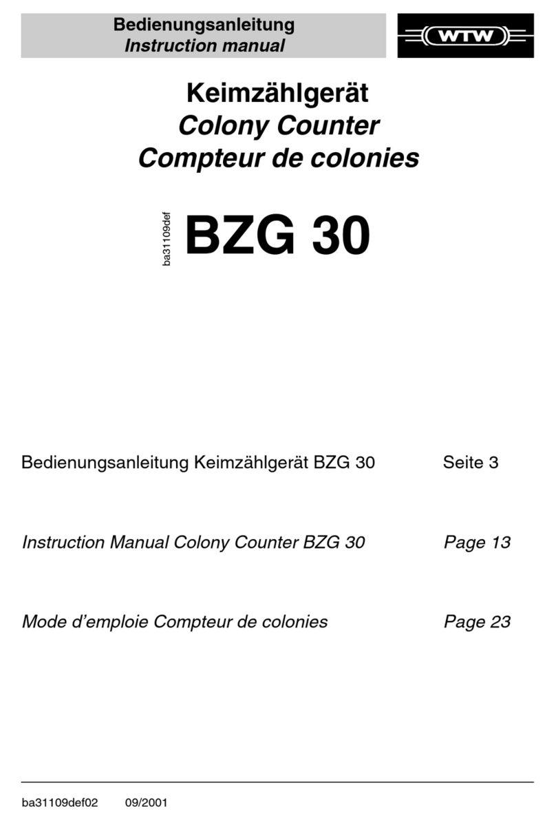 wtw BZG 30 instruction manual