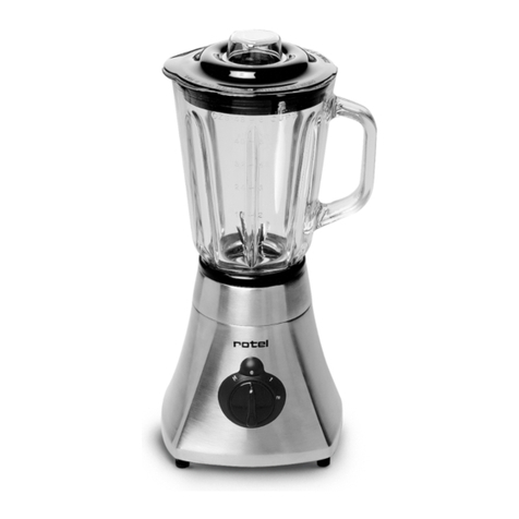 Rotel BLENDERPROMIX474CH1 Instructions for use