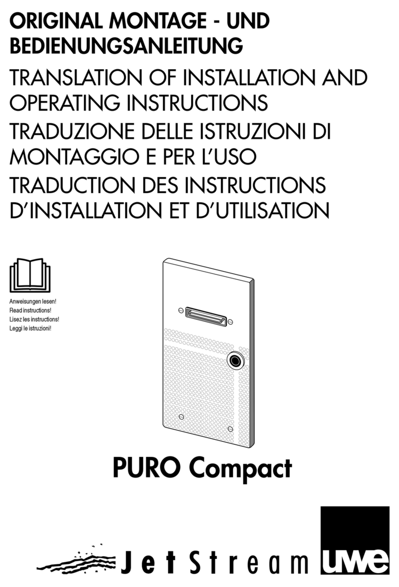 JETStream PURO Compact TRANSLATION OF INSTALLATION AND OPERATING INSTRUCTIONS