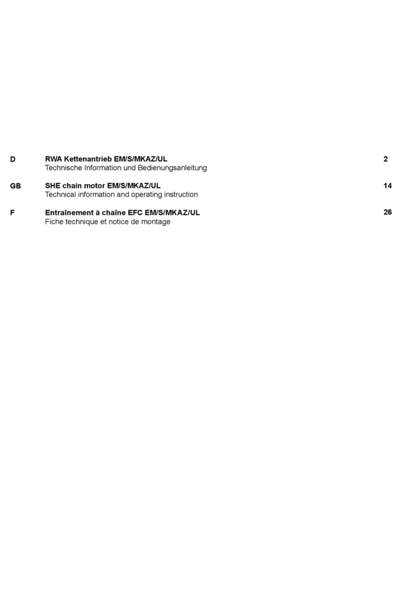 SHE EM Technical information and operating instruction