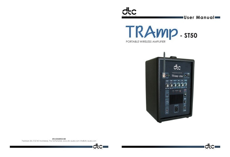 DTC Audio TRAmp ST50 User manual