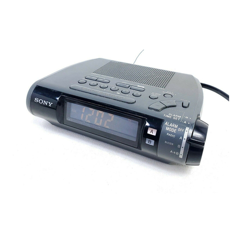 Sony ICF-C253 User manual