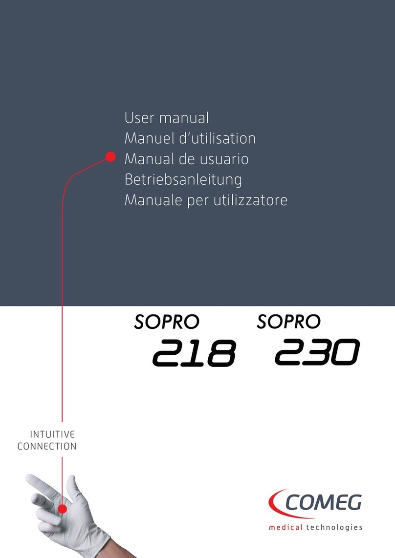 Comeg SOPRO 218 user manual