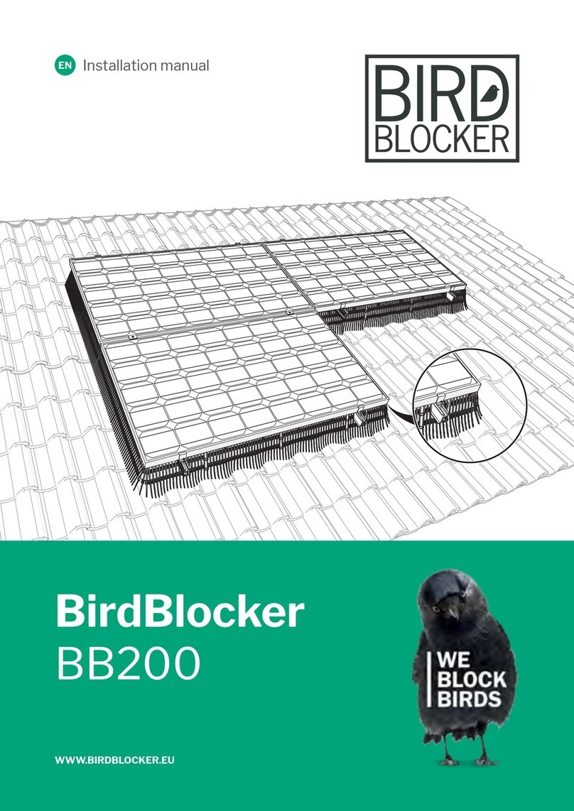BirdBlocker BB200 installation manual