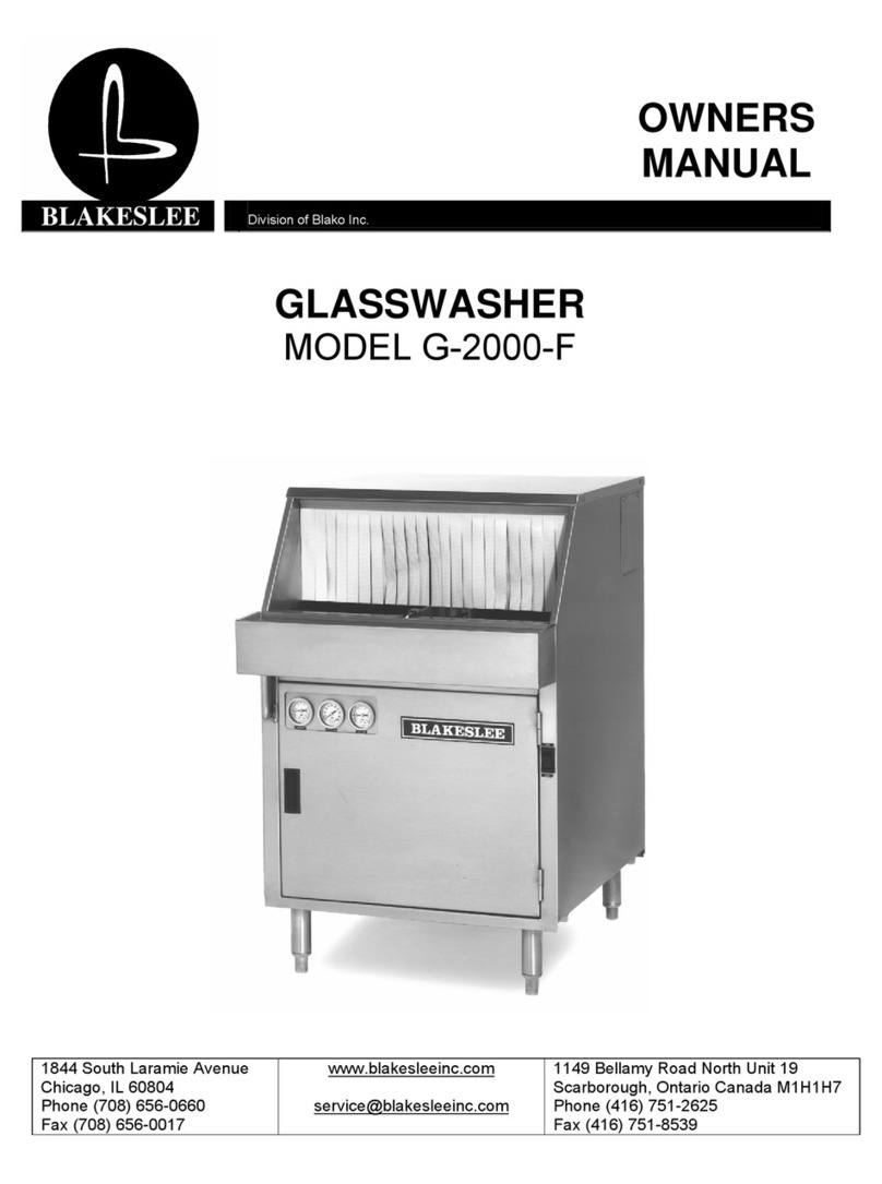 Blako BLAKESLEE G-2000-F owner's manual
