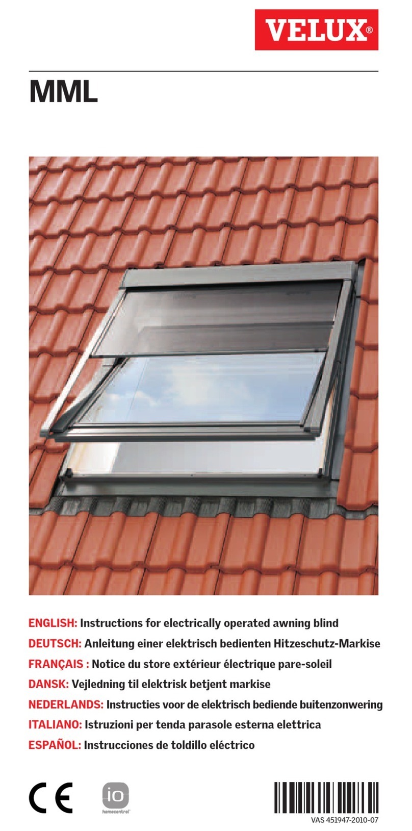 Velux MML User manual