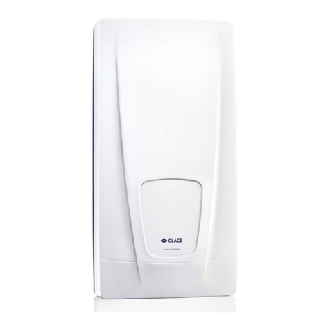 clage DBX Series Instruction Manual