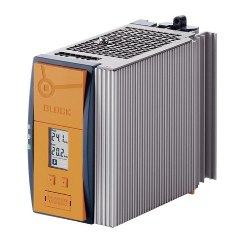 Block POWER VISION PVSL 400 Series manual