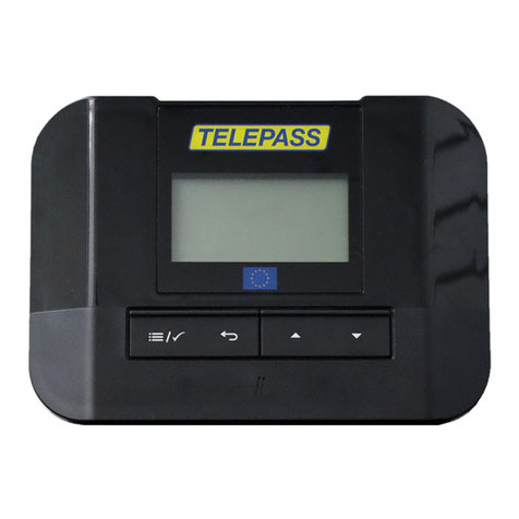 TELEPASS SAT ETOLL2ST-1HEB Operating instruction TELEPASS SAT ETOLL2ST-1HEB Operating instruction