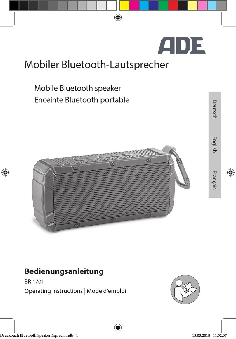 ADE BR 1701 operating instructions