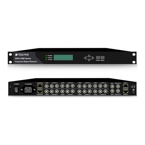 TELELYNX IDH2-3308 manual