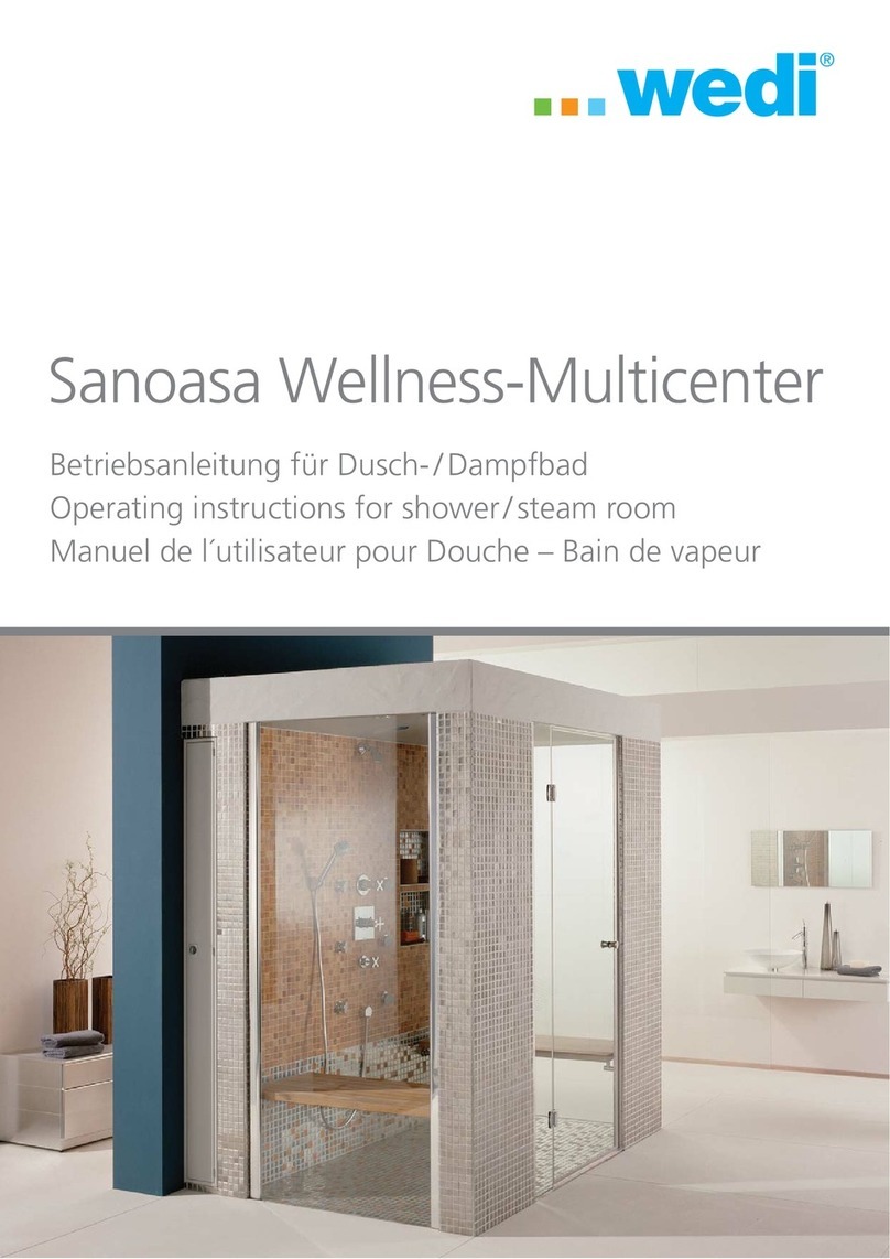 Wedi Sanoasa Liberta 07-66-70/000 operating instructions