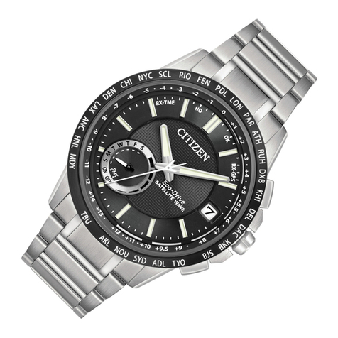 Citizen Eco-Drive F150 User manual