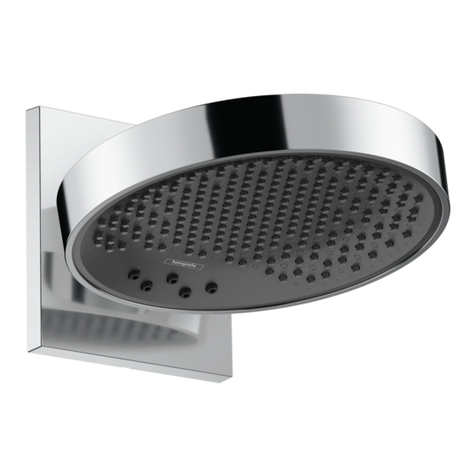 Hans Grohe Rainfinity 250 3jet EcoSmart 26233 Series Instructions for use/assembly instructions