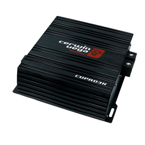Cerwin-Vega CVPRO PRO Series User manual