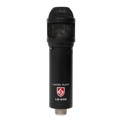 Lauten Audio LS-208 PRODUCT OVERVIEW & OPERATION MANUAL