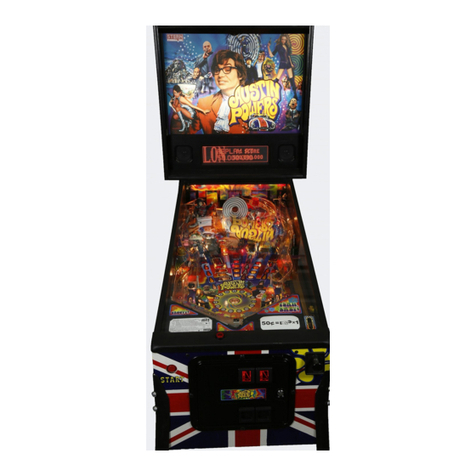 Stern Pinball AUSTIN POWERS quick start guide
