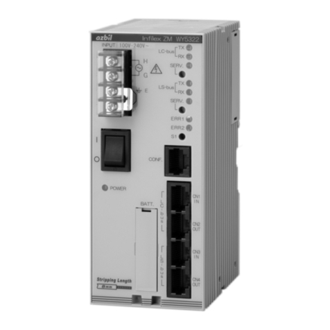 Azbil Infilex ZM WY5322 User manual