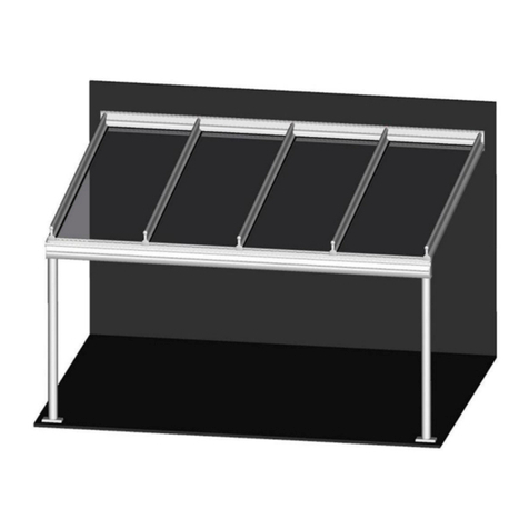 weinor Terrazza Originale Instructions for assembly