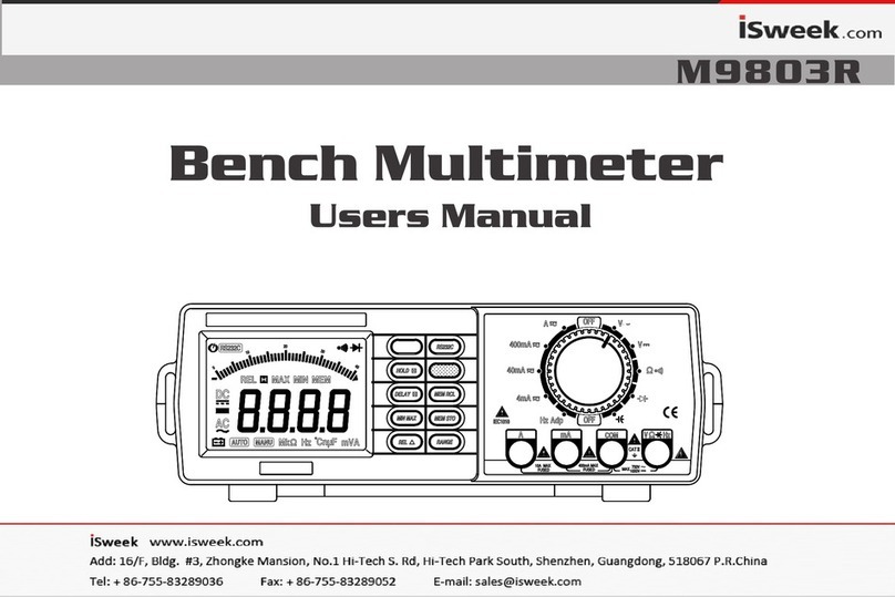 isweek M9803R user manual isweek M9803R user manual