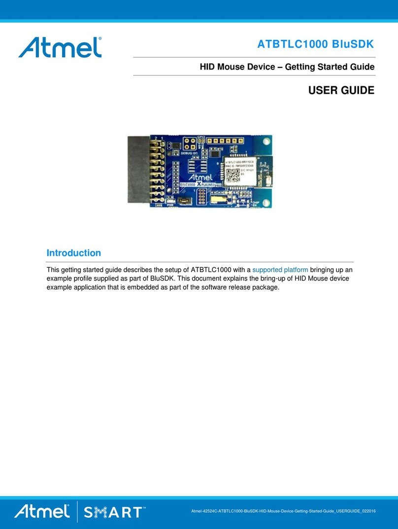 Atmel ATBTLC1000 BluSDK User manual