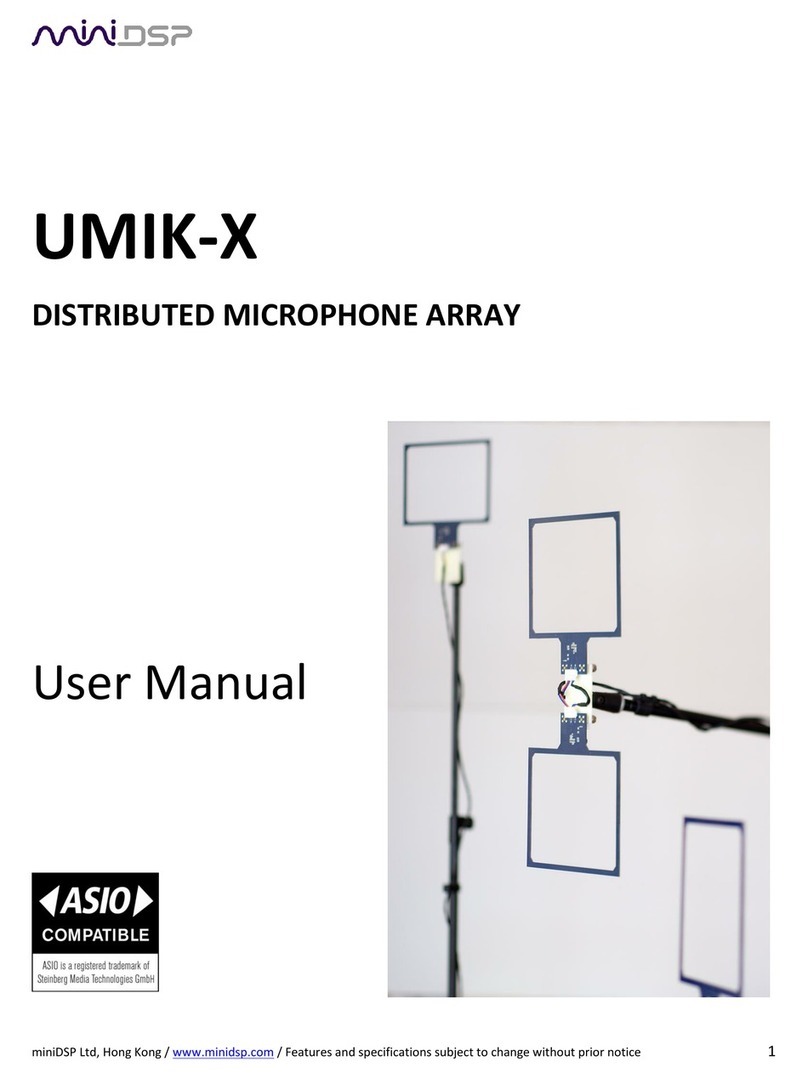 miniDSP UMIK-X user manual