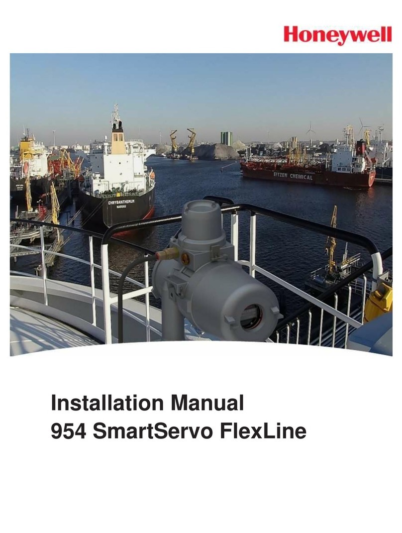 Honeywell FlexLine SmartServo 954 User manual Honeywell FlexLine SmartServo 954 User manual