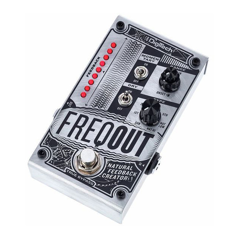 Harman DigiTech FREQOUT User manual